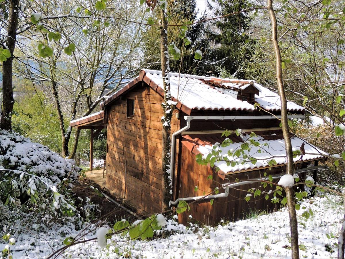 Cabane Dans Les Bois Avec Vue Sur Les Pyrenees Saint-Laurent-de-Neste Bagian luar foto