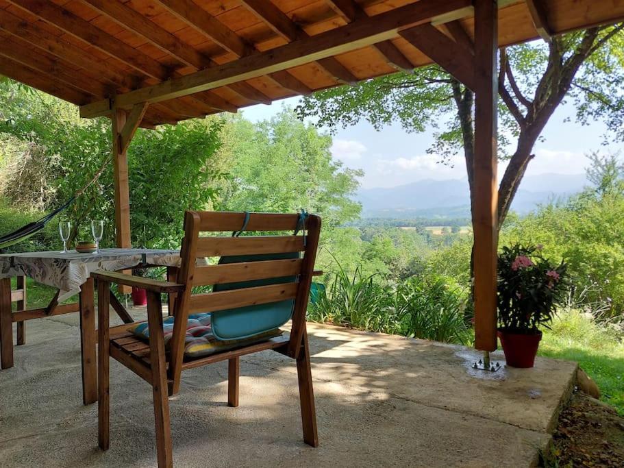 Cabane Dans Les Bois Avec Vue Sur Les Pyrenees Saint-Laurent-de-Neste Bagian luar foto